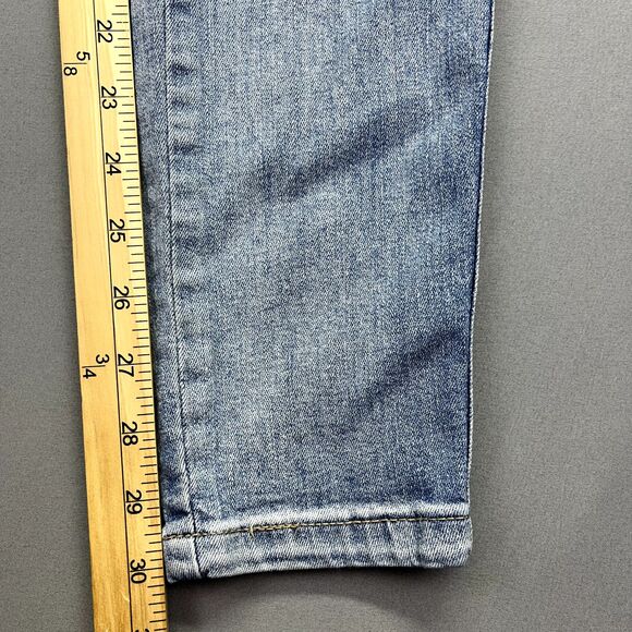 Free People Womens Size 26 Stretch Skinny Slim Straight Jeans Blue Light Wash - Picture 6 of 15